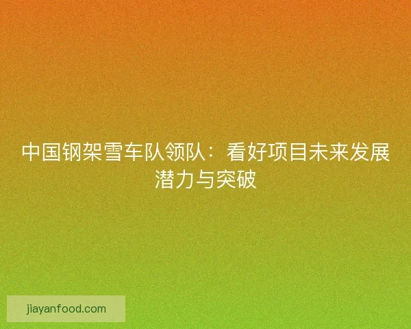 中国钢架雪车队领队：看好项目未来发展潜力与突破